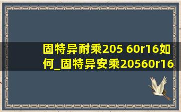 固特异耐乘205 60r16如何_固特异安乘20560r16